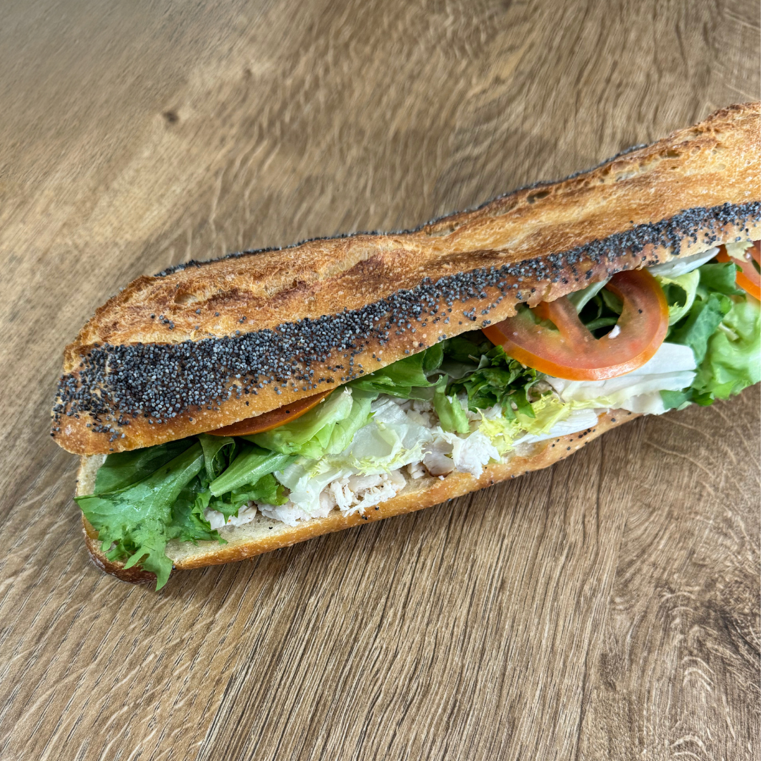 Sandwich Poulet-Pavot